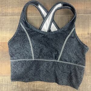 Senita Athletics Sports Bra Size Small‎ Black Gray